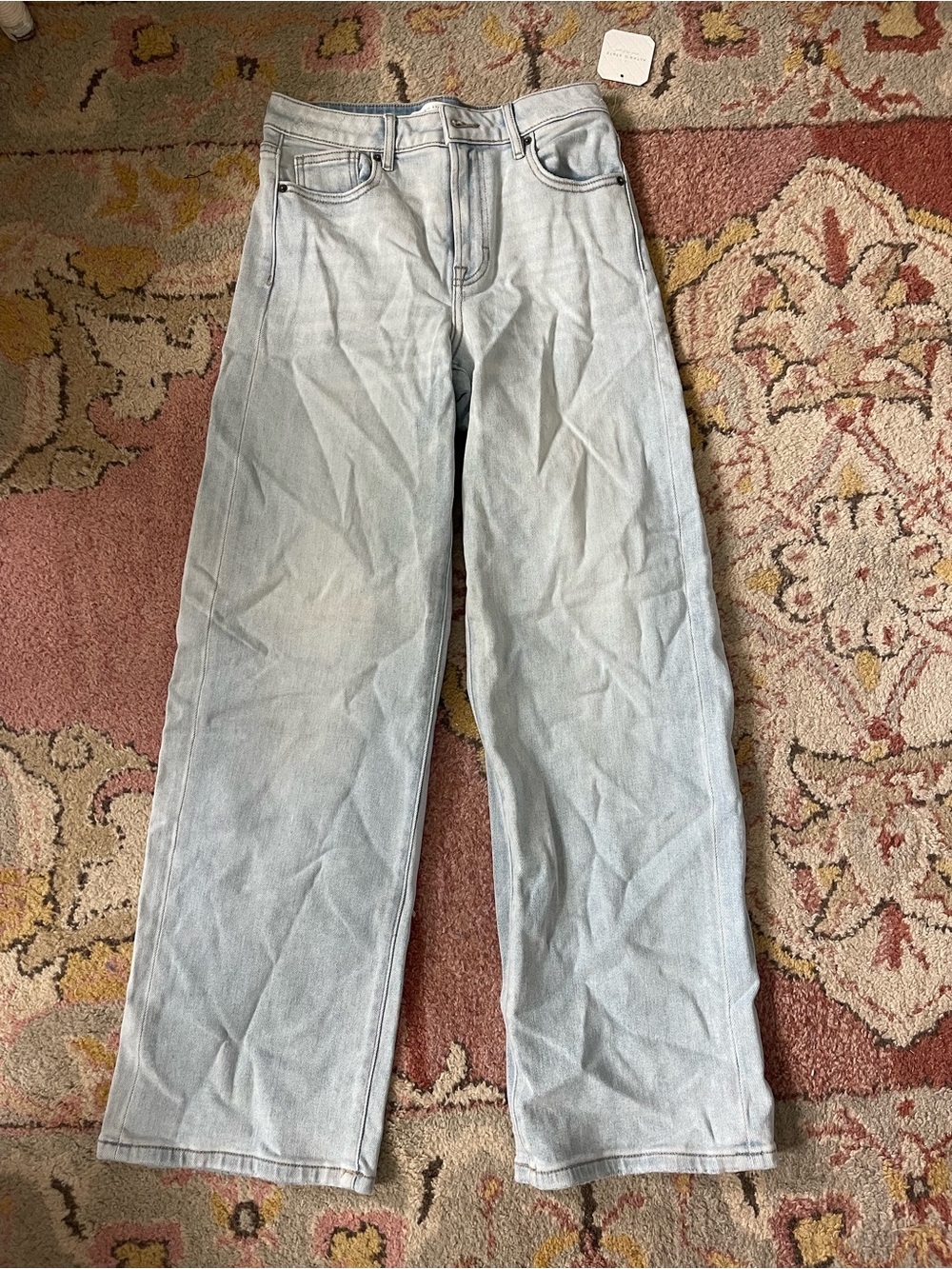 Altar'd State Light Blue Straight Leg Jeans